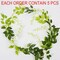 Greentek; 5 Pack Artificial Wisteria Garland, 33 Ft Silk Hanging Wisteria Vines, Fake Wisteria Flowers for Wedding Arch, Party, Wall, Ceiling, Garden & Home Decorations; Category:Spring Floral Garlands; Image:4
